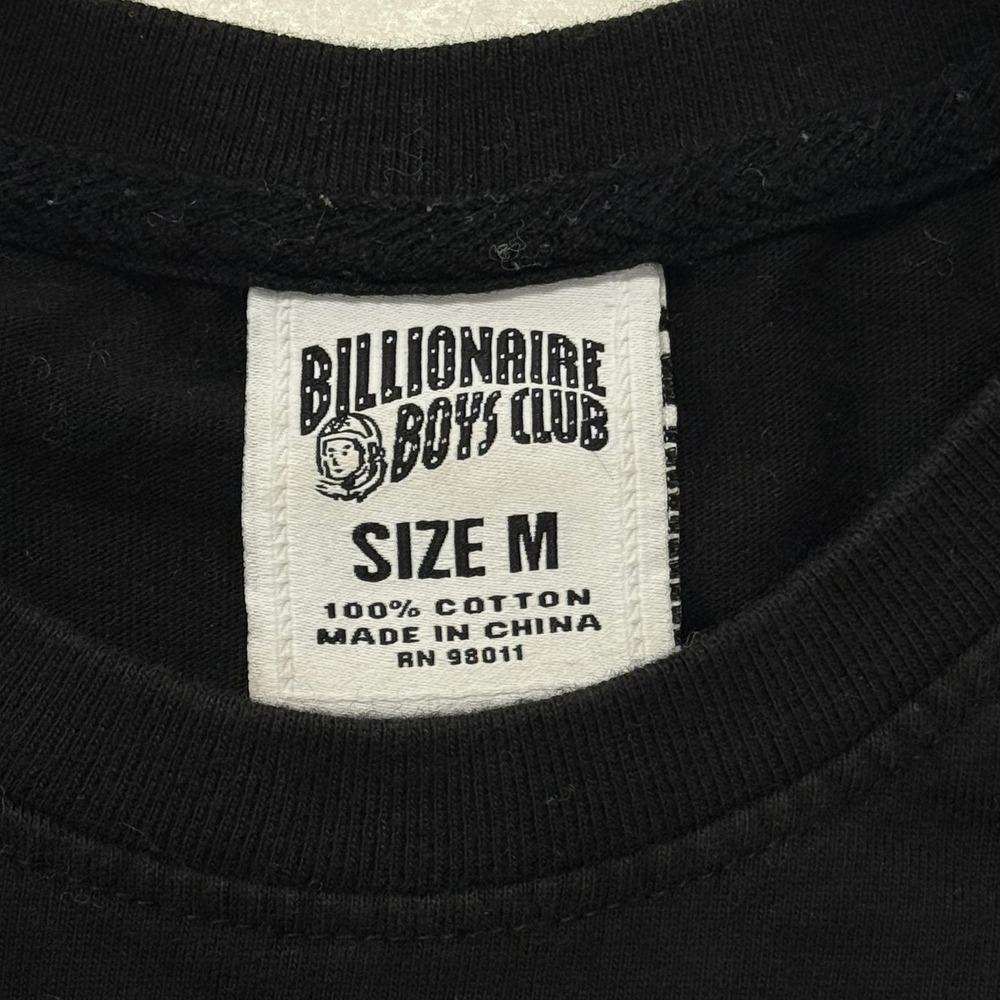 Billionaire Boys Club Mens Black Graphic T-Shirt Medium Astronaut Print - Picture 5 of 7